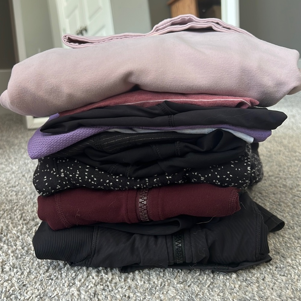 All Lululemon. Sizes 4-6/S-M. 12 items. Moving sale!!